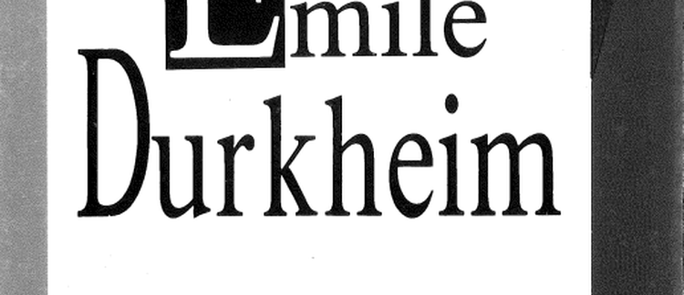 Emile Durkheim. Over de Verdeling van de Arbeid