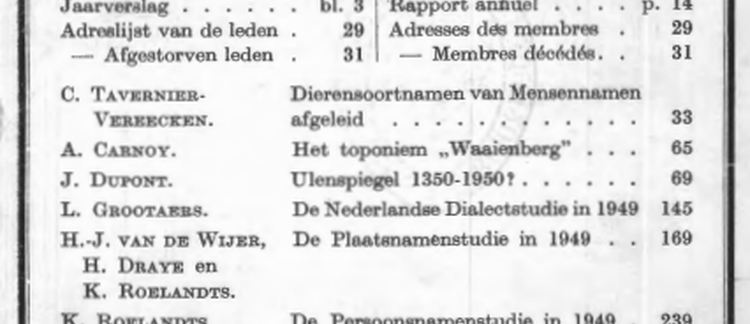 De Nederlandse Dialectstudie in 1949