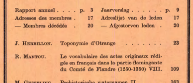 De vroege Germaans-Romaanse taalgrens in België en Noord-Frankrijk